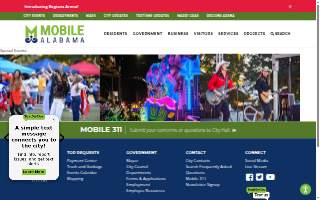 City of Mobile Special Events website