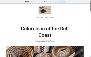 Colorclean of the Gulf Coast website