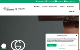 Gulf Orthopaedics website