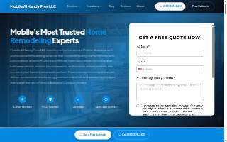 Home Remodeling Mobile Alabama website
