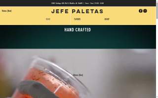 Jefe Paletas website