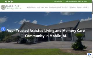 Kauhale Heritage Woods of Mobile website