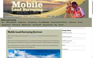 Mobile Land Surveying website