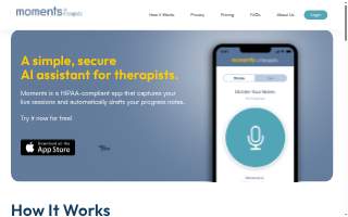 Moments In Time Media of Mobile website