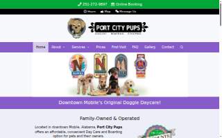 Port City Pups of Mobile website