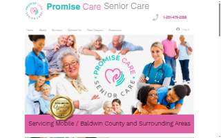 Promise Care Senior Care website