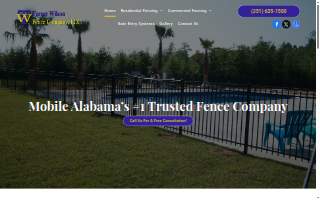 Turner-Wilson Fence Company of Mobile website