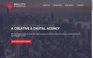 Big City Marketing website