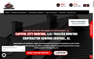 Capitol City Roofing, LLC website