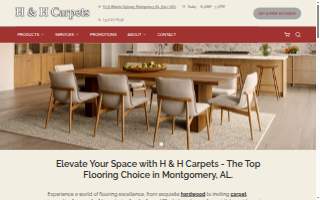 H & H Carpets Inc website