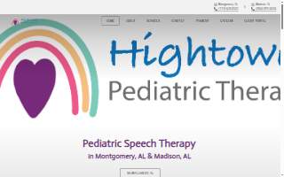 Hightower Pediatric Therapy website