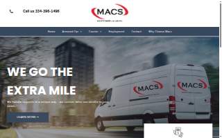 MACS Delivers website