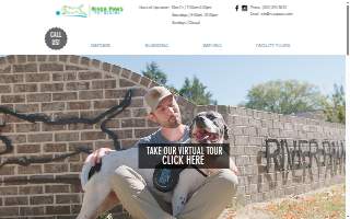 River Paws Pet Resort of Montgomery website