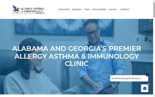 Allergy Asthma & Immunology of Central Alabama website