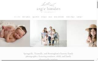 Angie Lansdon Photography of Moody website