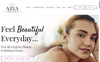 Azia Medical Spa of Moody website