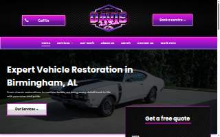 Davis Auto Salon website