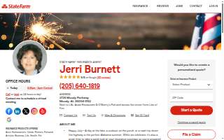 Jerri Burnett - State Farm Insurance Agent website