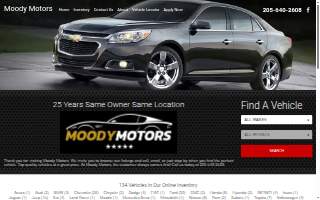 Moody Motors website