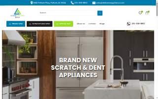 Alabama Appliance Outlet of Mountain Brook website