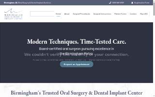 Maniscalco Oral Surgery and Implant Center of Mountain Brook website