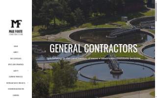 Max Foote Construction Company, LLC website