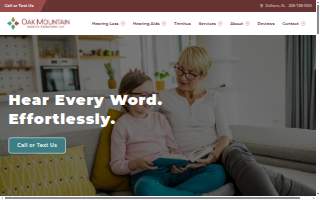 Oak Mountain Hearing Associates of Mountain Brook website