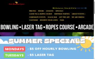Oak Mountain Lanes of Mountain Brook website
