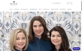Renew Dermatology of Mountain Brook website