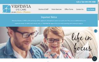 Vestavia Eye Care of Mountain Brook website