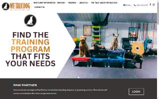 We Talk Dog website