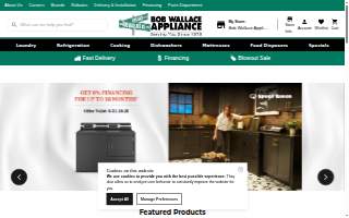 Bob Wallace Appliance website