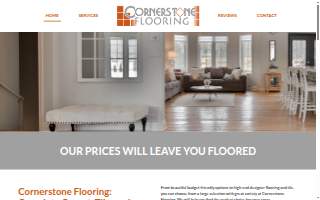 Cornerstone Flooring website