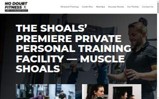 No Doubt Fitness Lifestyle Wellness of Muscle Shoals website