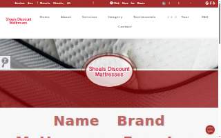 Shoals Discount Mattresses website