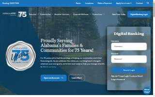 Alabama ONE Credit Union website