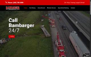 Bambarger Wrecker Service Inc website