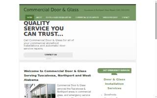 Commercial Door & Glass website