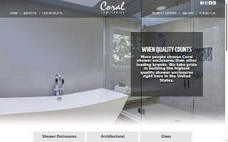 Coral Industries - Coral Architectural Products website