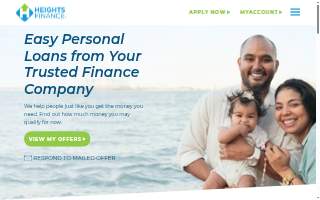 Heights Finance of Marshall website