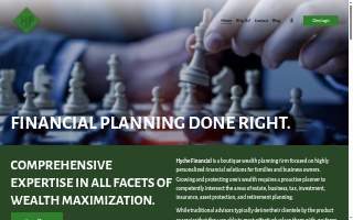 Hyche Financial website