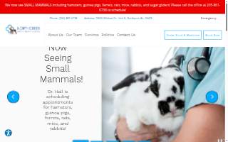 Northcreek Veterinary Clinic website
