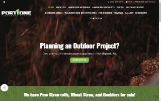 Port 1 Landscape Supply LLC website
