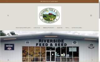 Riverside Feed & Seed website