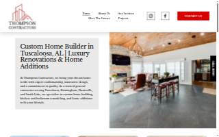 Thompson Contractors, LLC website