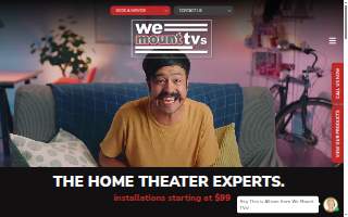 We Mount TVs of Northport website