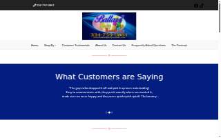 Ballard Party Rentals website