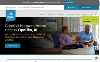 Comfort Keepers Home Care of Opelika website