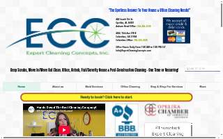 Expert Cleaning Concepts, Inc website
