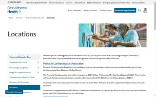 Heart and Lung Surgeons of East Alabama - East Alabama Medical Center website